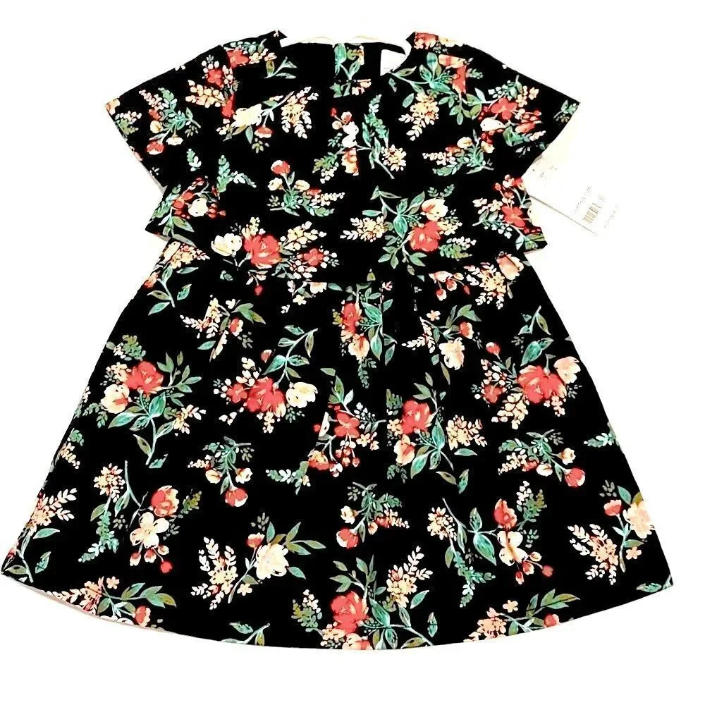 NWT Carters Floral Dress with Bloomers Diaper Cover